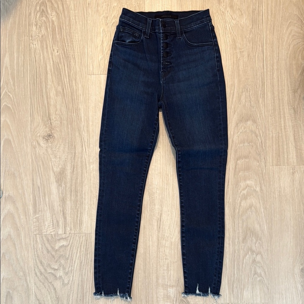 J Brand High Rise Dark Indigo Jeans
